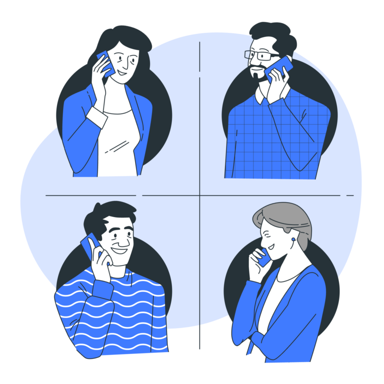 Speaking with a consultant by phone